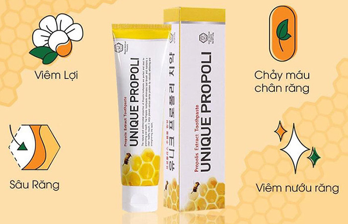 Kem danh rang diet khuan keo ong Unique Propoli (120g)