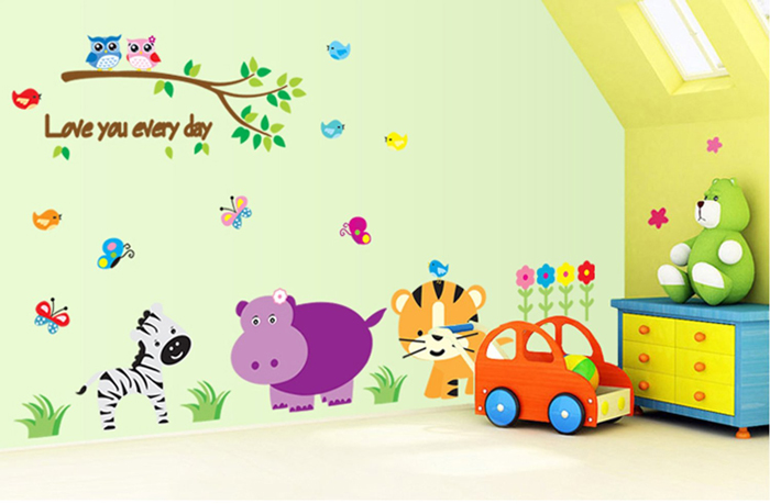 Tranh dán tường Love you everyday M0045