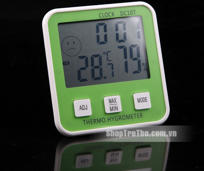 Máy đo nhiệt độ, độ ẩm trong nhà DC107