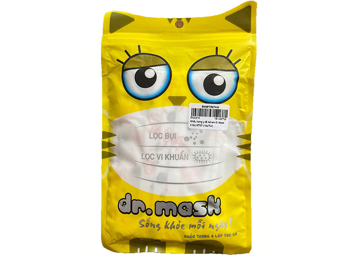 Khau trang y te tre em 4 lop KT07 Dr. Mask
