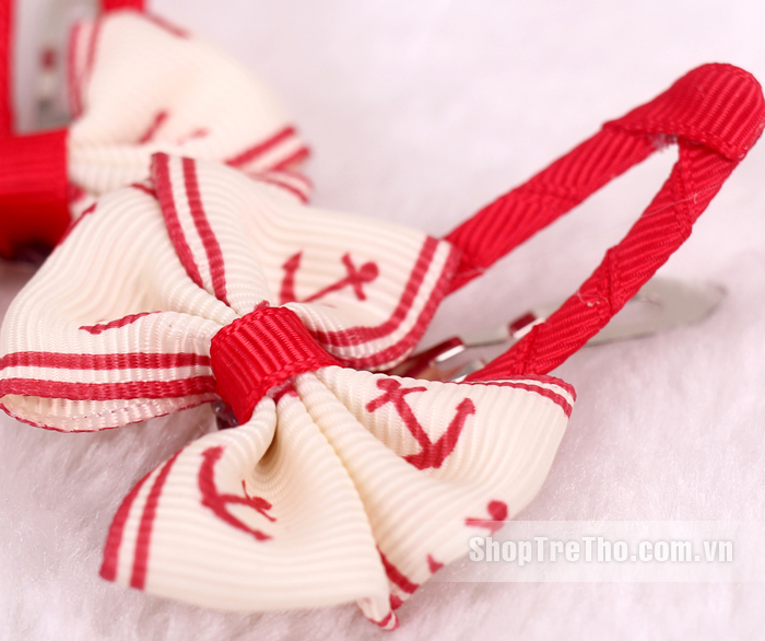 Kẹp tóc mái handmade cho bé gái nhiều màu