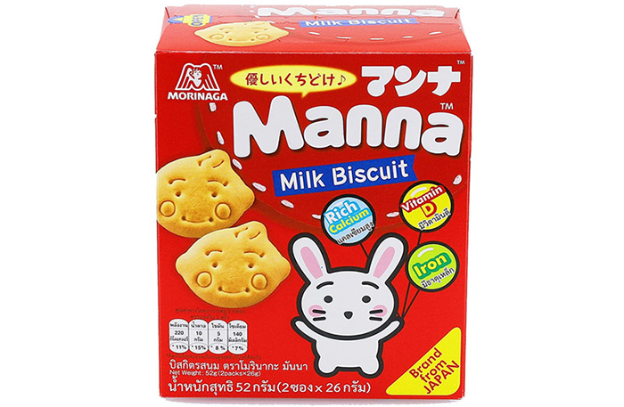 Banh qui sua Morinaga Manna 52g