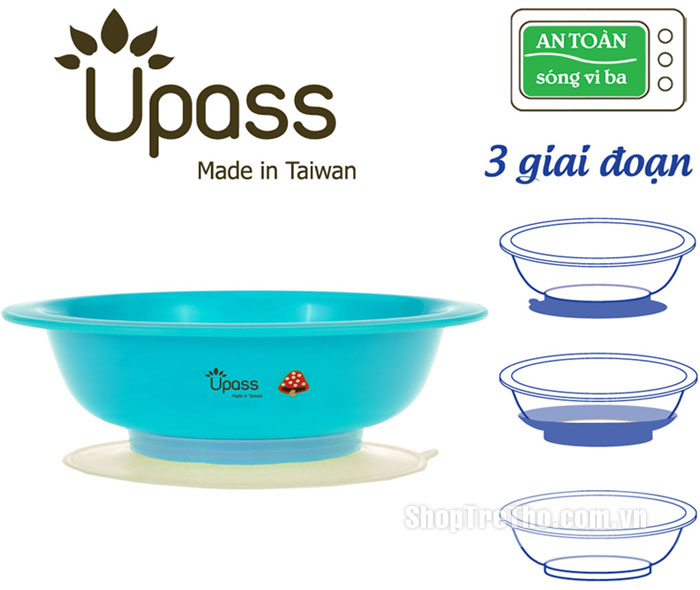 Bát ăn dặm chống đổ 3 giai đoạn Upass cỡ lớn