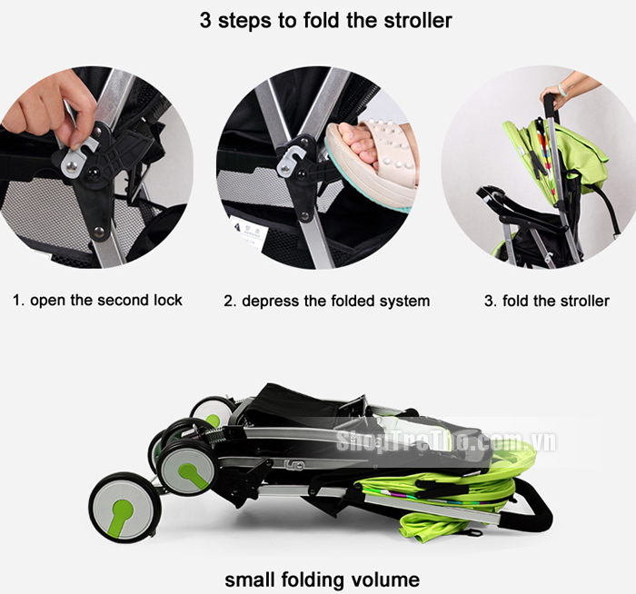 Xe đẩy Seebaby T05A có thể điều chỉnh dễ dàng