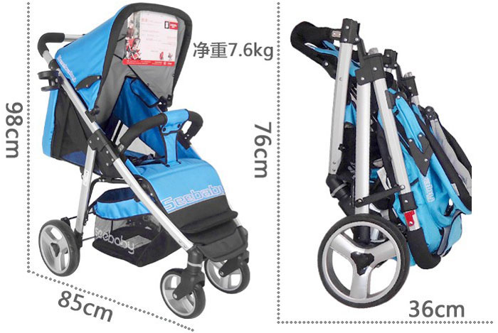 Xe đẩy SeeBaby T10A thiết kế chắc chắn