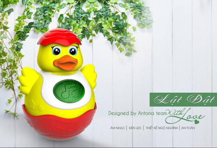Đồ chơi lật đật vịt Antona No.341