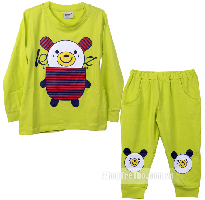 Bộ quần áo thu đông in hình gấu Carter's (1-5Y)