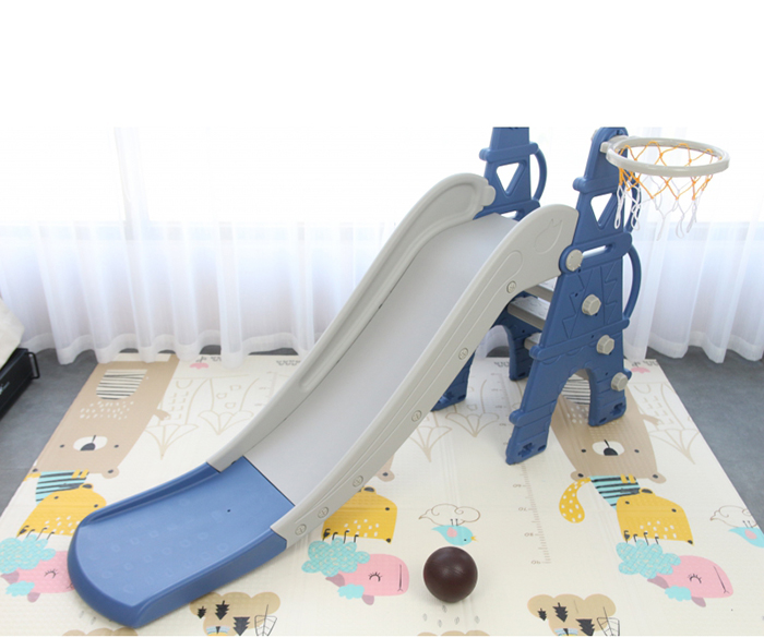 Cầu trượt bóng rổ hình tháp Eiffel Toys House L-AFE01