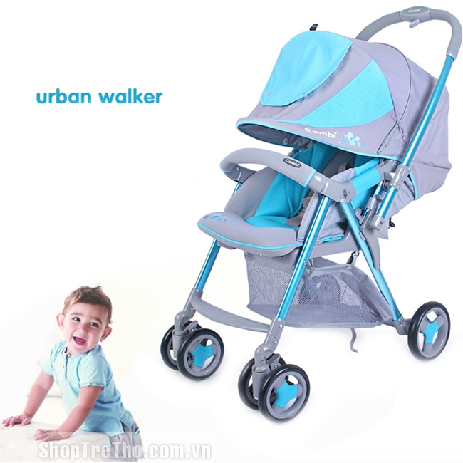 Xe đẩy Combi Urban Walker 350Z sporty cho bé ngồi thoải mái