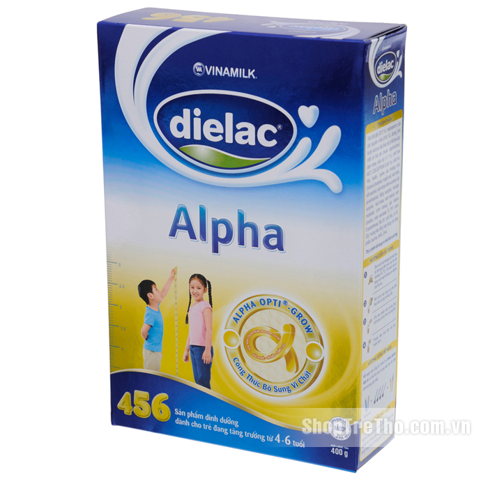 Sữa Dielac Alpha 456 hộp giấy (400g)