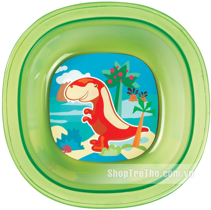 Bát vuông hình con vật Munchkin 1pk Toodler Bowl Deco
