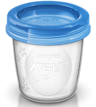 Cốc trữ sữa VIA Philips Avent SCF619/05 180ml (5 cốc)