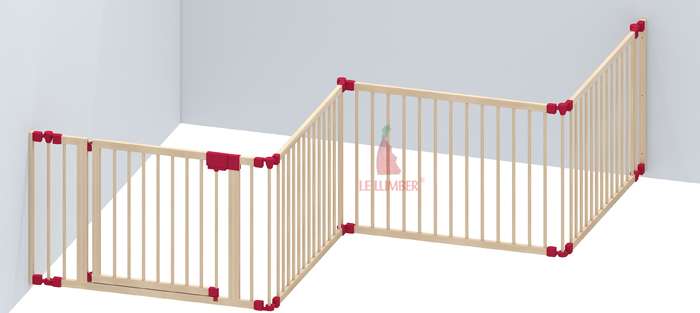 Cũi 3D 4 cánh tạo khu vực chơi cho bé
