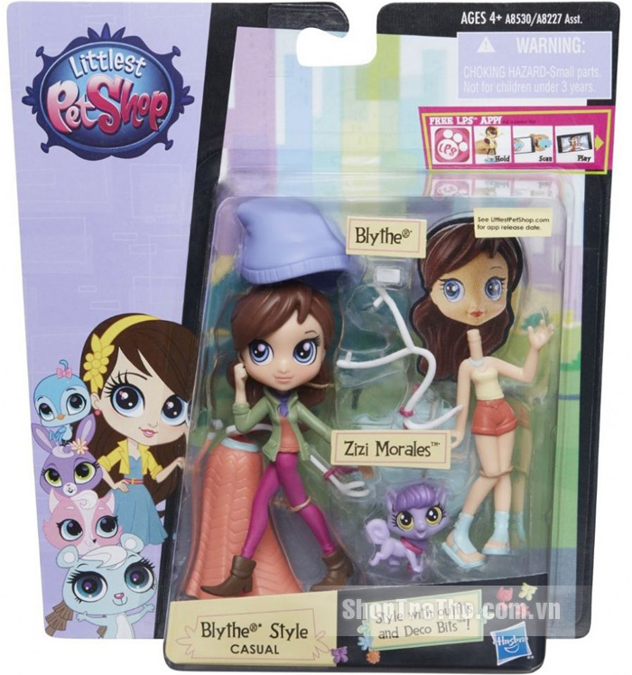 Đồ chơi Littlest Pet Shop A8530/A8227 - Thời trang xuống phố của Blythe