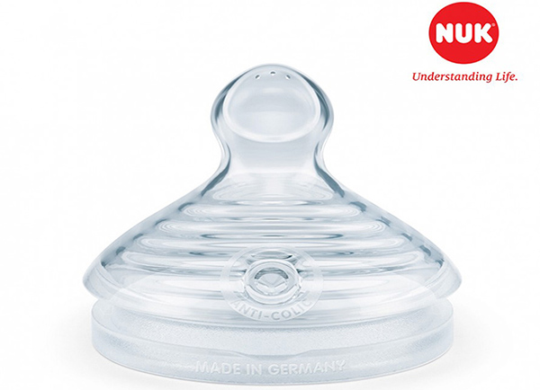 Núm ty silicone Nuk Nature Sense S2