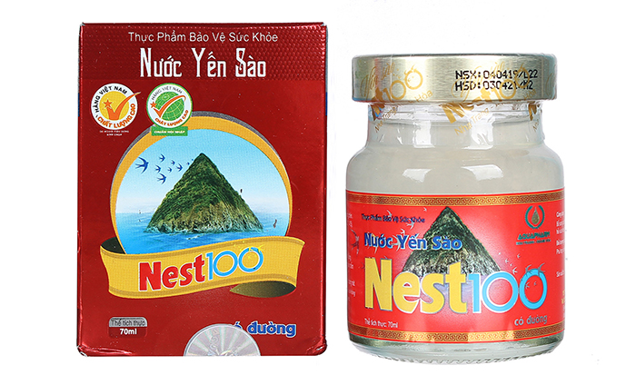 Nước yến Nest 100 có đường - dùng cho mọi lứa tuổi 