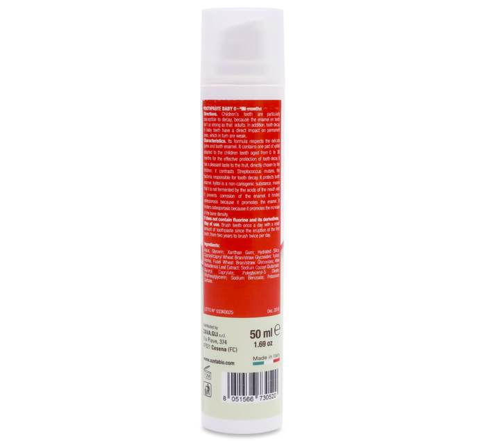 gel đánh răng Azeta Bio Organic Baby vị dâu tây (0-36M)