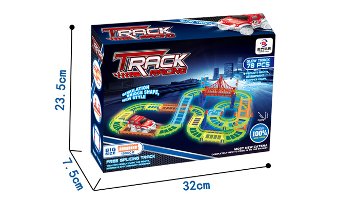 Bộ đồ chơi mô hình đường ray kèm tàu 7804