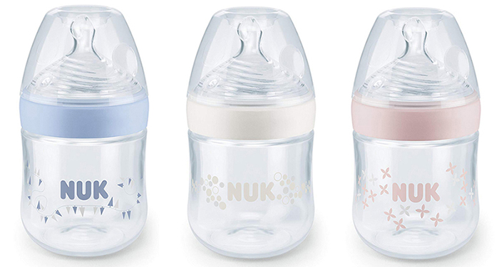 Binh sua num ti silicone S1 - M Nuk Nature Sense NU21497