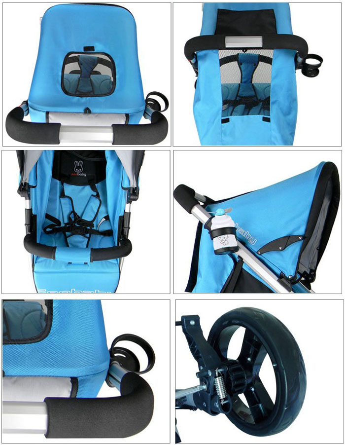 Xe đẩy SeeBaby T10A thiết kế chắc chắn