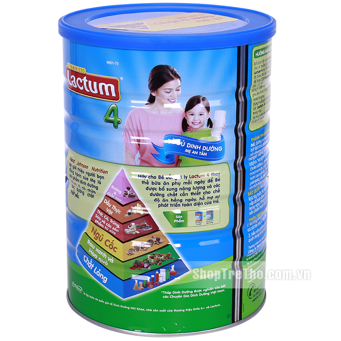 sua vitaminze lactum so 4 danh cho tre tu 2 tuoi tro len (1800g)  