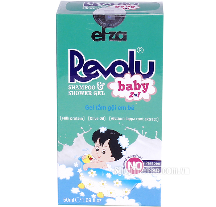 gel tam goi tre em revolu baby (50ml)