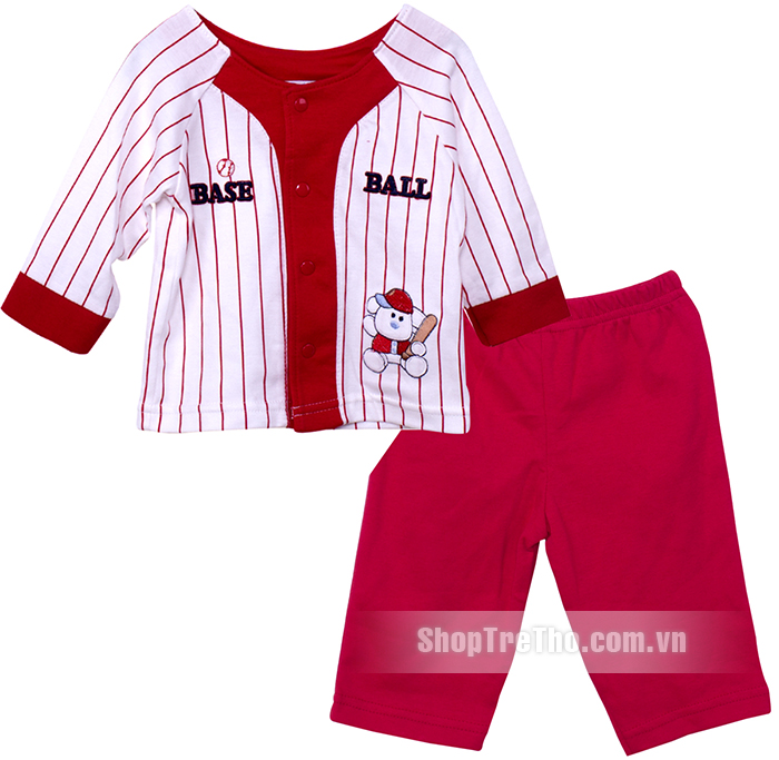 Bộ quần áo Thái kẻ X6-38 cho bé trai