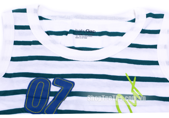 Áo ba lỗ kẻ sọc Baby Gap cho bé