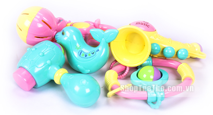 Bộ đồ chơi lục lạc nhiều hình cho bé