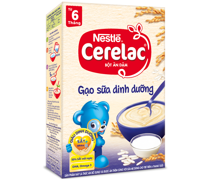 Bột dinh dưỡng gạo sữa Nestle Cerelac