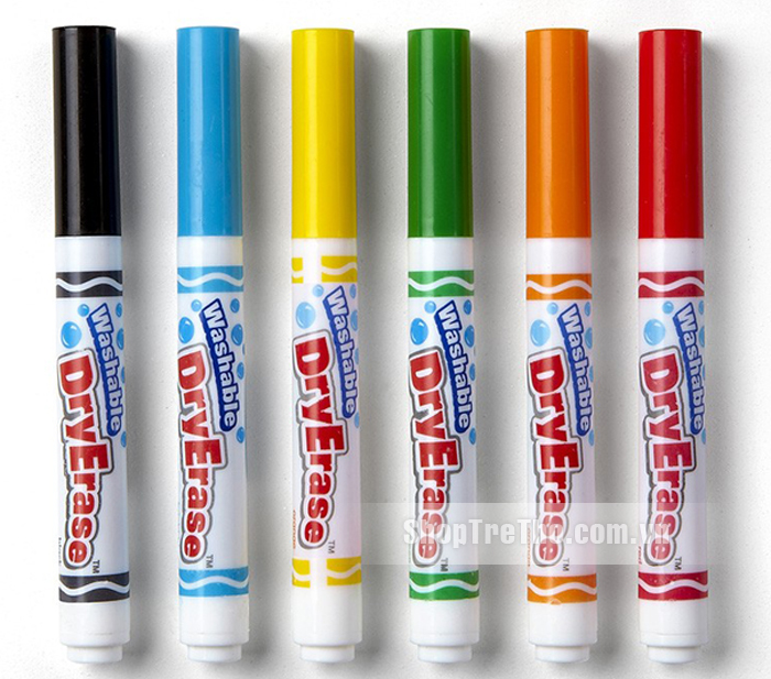 bút lông viết Crayola bảng 6 màu