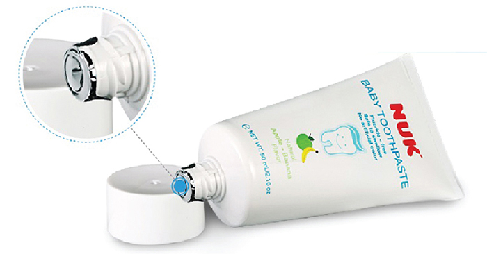 Kem đánh răng trẻ em không flouride Nuk NU21425 (50ml) kem danh rang cho be Nuk NU21438
