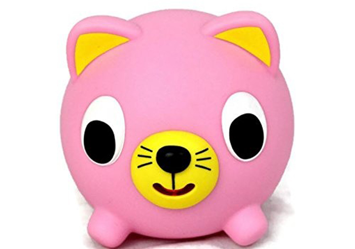 Đồ chơi bóp chíp quả bóng Sankyo Toys hình mèo