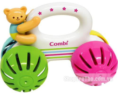 ĐỒ chơi xúc xắc xe đẩy gấu Combi