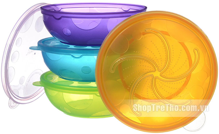 Bát đa dụng Munchkin bộ 4 chiếc Stack A Bowls - 4pk