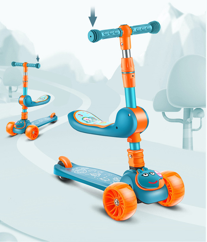 Xe truot Scooter the thao co ghe ngoi TC166