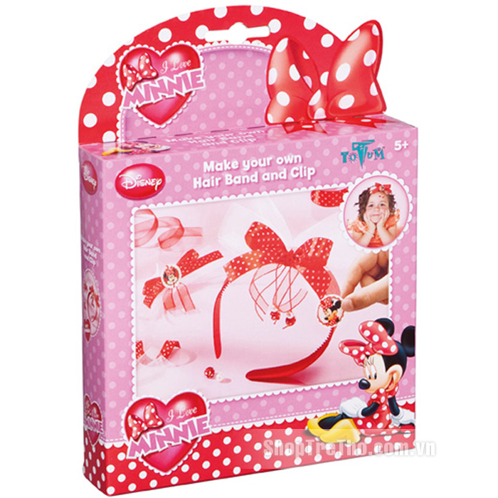 Băng đô cài tóc nơ Minnie