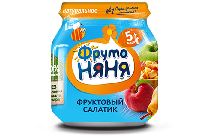 Trai cay nghien Salad Fruit Fruto (100g)