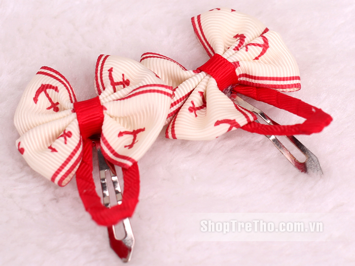 Kẹp tóc mái handmade cho bé gái nhiều màu
