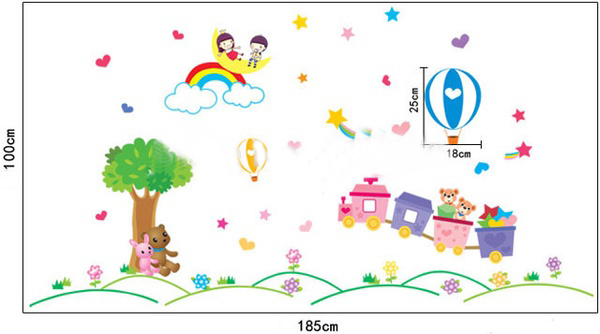 Tranh dán tường khu vui chơi M0055
