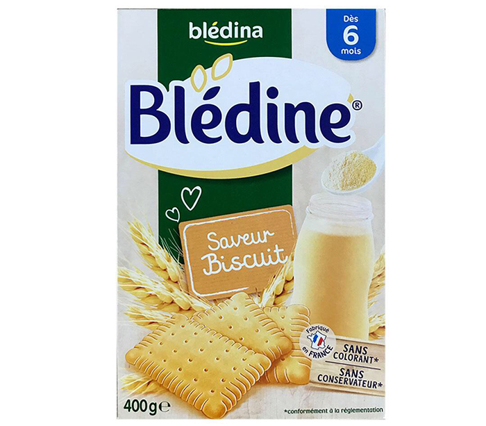 Bột pha sữa Bledina Bistcuit 400g