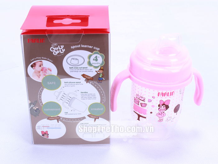 Cốc tập uống đầu mút silicone Farlin-AET012B