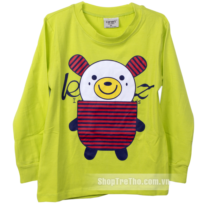 Bộ quần áo thu đông in hình gấu Carter's (1-5Y)