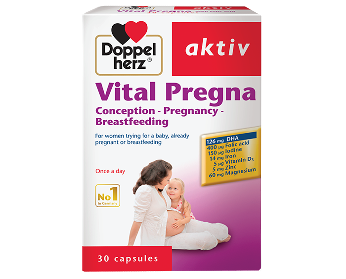 Vitamin bầu Doppelherz Vital Pregna (30 viên)