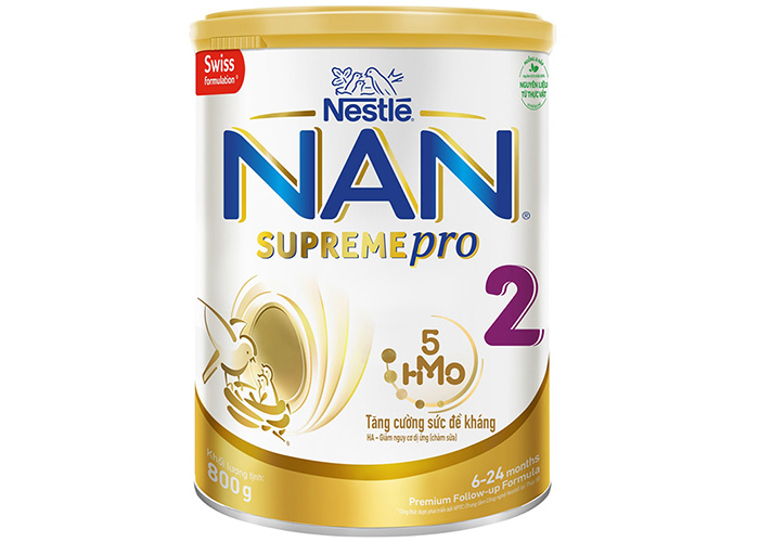 Sữa Nan Supreme Pro 5HMO số 2 800g (6-24 tháng)
