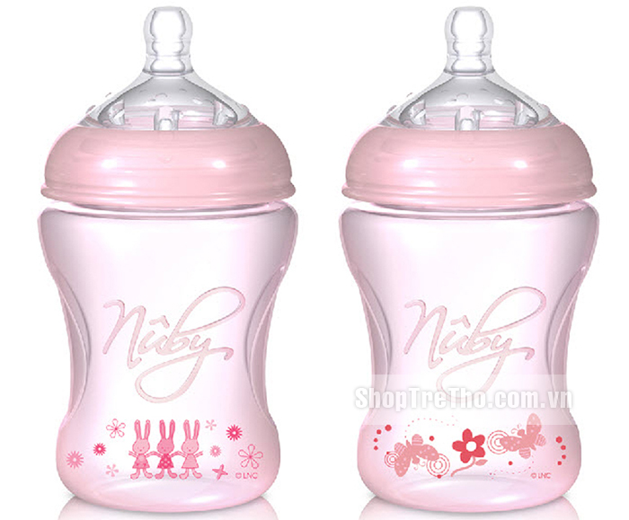 Bình sữa trẻ em Nuby (nhựa - 240ml)
