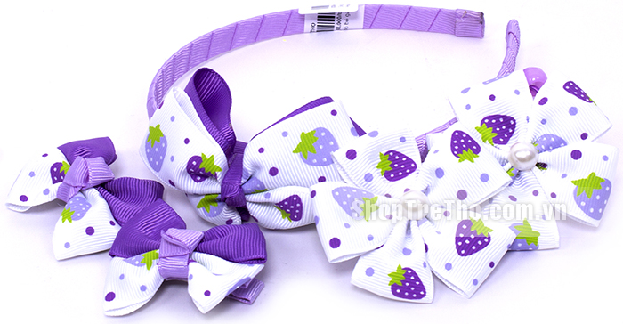 set phu kien toc handmade cho be nhieu mau
