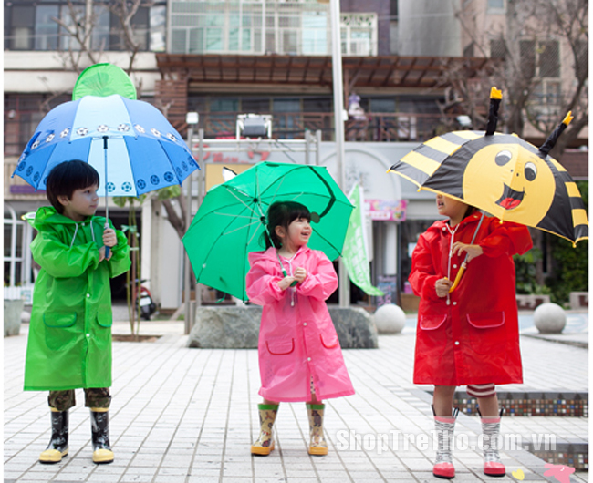 Áo mưa trẻ em Linda xuất Nhật 