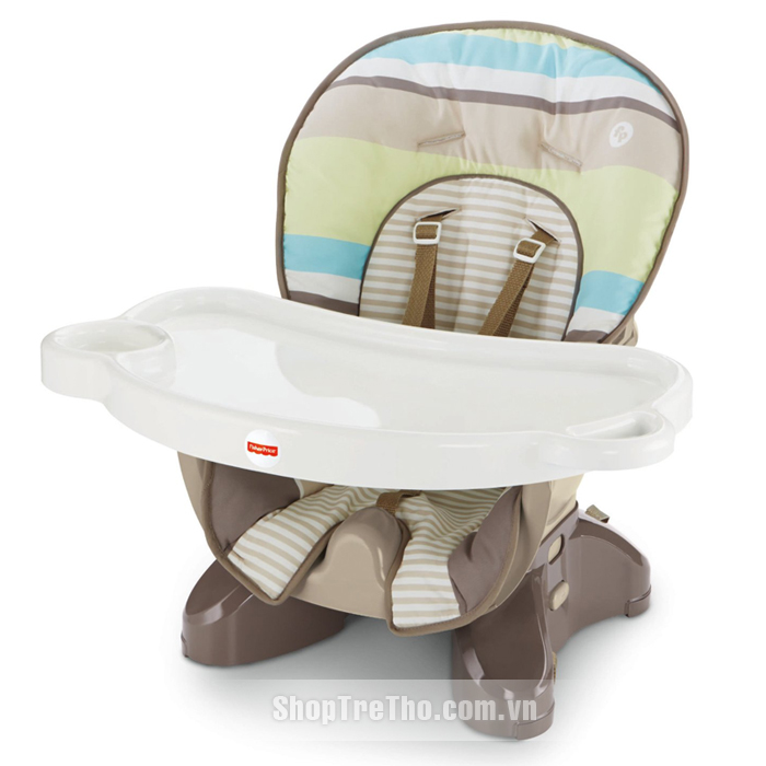 ghế ăn Fisher Price Space Saver High Chair BLL26 Stripes