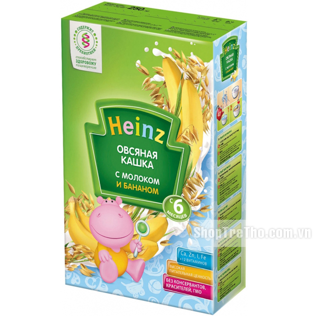 Bột Heinz nga sữa kiều mạch chuối 250g